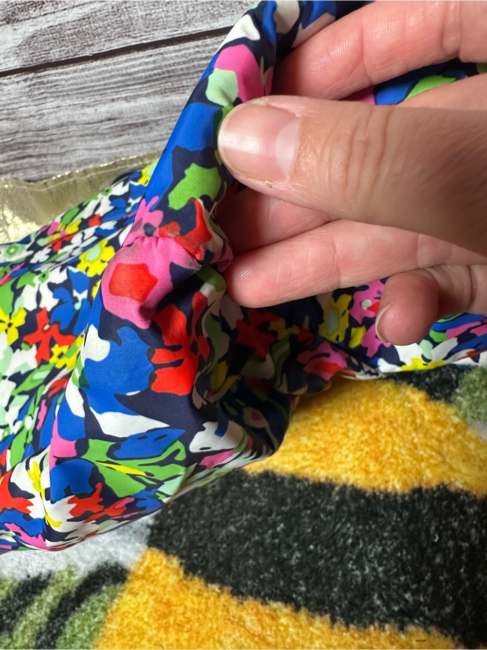 Kate Spade New York Nylon Navy Floral Full Bloom Drawstring Tote
Handbag purse - Picture 5 of 16